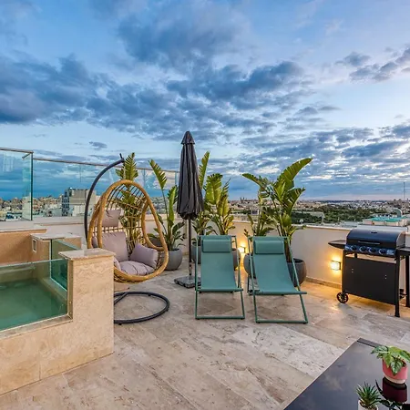 Mainstreet Designer 12 With Shared Rooftop Pool And Bbq Appartement Sliema
